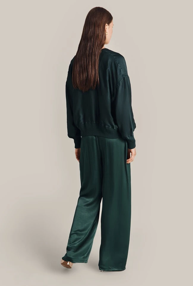 Anouk Satin Bomber Jacket Cedar Anouk Satin Bomber Jacket Cedar -Ghost Store J07G004 J21 29088 650px