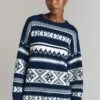 Sandia Round Neck Fairisle Jumper