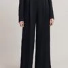 Nancy Satin Wide Leg Trousers