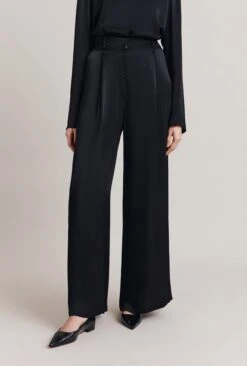Nancy Satin Wide Leg Trousers -Ghost Store LP07G003 A01 30877 650px 964px