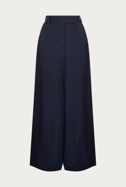 Penny Wide Leg Trousers Navy -Ghost Store P06G001 K10 27397 650px 964px