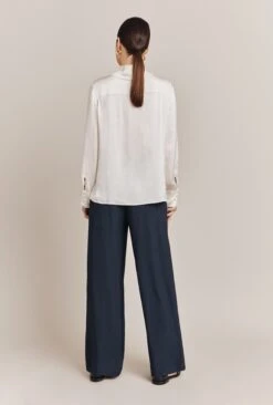 Penny Wide Leg Trousers Navy -Ghost Store P06G001 K10 27407 650px 964px