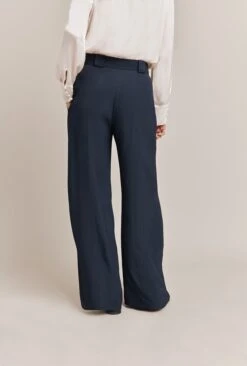 Penny Wide Leg Trousers Navy -Ghost Store P06G001 K10 27409 650px 964px