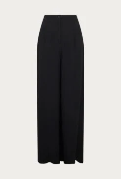 Brooke Wide-Leg Trousers Black 3 Brooke Wide-Leg Trousers Black -Ghost Store P06G002 A01 26432 650px 964px