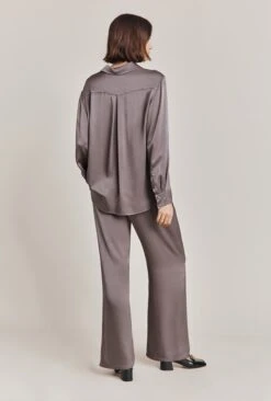 Imogen Satin Wide Leg Trouser Grey -Ghost Store P06G003A B03 28534 650px 964px