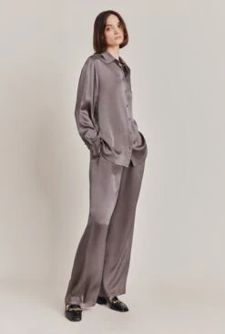 Ellie Satin Shirt Grey 2 Ellie Satin Shirt Grey -Ghost Store Q06G007A B03 28575 650px 964px