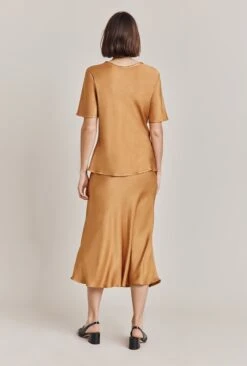 Ivy Satin Top Tobacco Brown 5 Ivy Satin Top Tobacco Brown -Ghost Store Q06G008A D33 28631 650px 964px