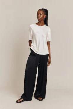 Ivy Satin Top Ivory -Ghost Store Q06G008A M12 26648 650px 964px