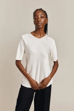 Ivy Satin Top Ivory -Ghost Store Q06G008A M12 26651 650px 964px