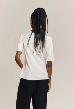 Ivy Satin Top Ivory -Ghost Store Q06G008A M12 26652 650px 964px