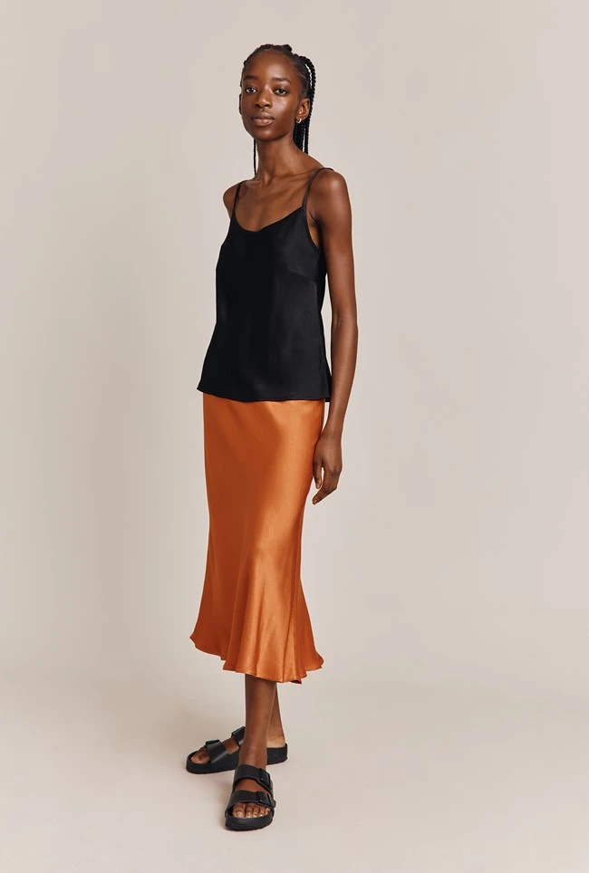 Jana Satin Cami Top Black Jana Satin Cami Top Black -Ghost Store Q06G011 A01 26680 650px