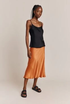 Jana Satin Cami Top Black 3 Jana Satin Cami Top Black -Ghost Store Q06G011 A01 26681 650px 964px