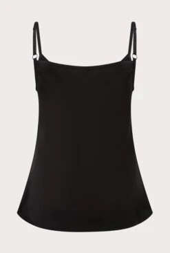Jana Satin Cami Top Black 6 Jana Satin Cami Top Black -Ghost Store Q06G011 A01 27261 650px 964px