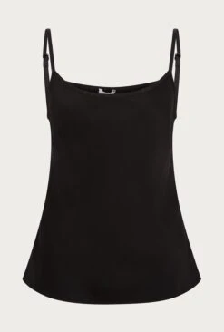 Jana Satin Cami Top Black 5 Jana Satin Cami Top Black -Ghost Store Q06G011 A01 27262 650px 964px