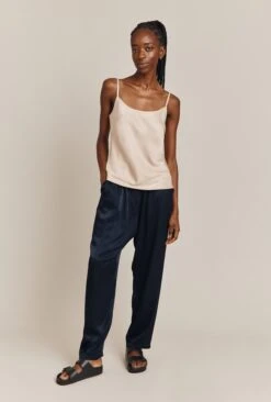 Jana Satin Cami Top Stone -Ghost Store Q06G011 N04 26697 650px 964px