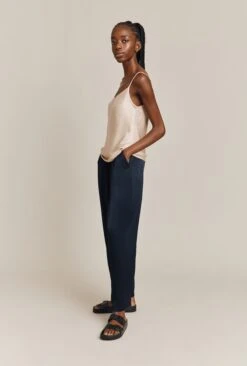 Jana Satin Cami Top Stone -Ghost Store Q06G011 N04 26698 650px 964px