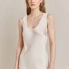 Margot Satin Top Ivory