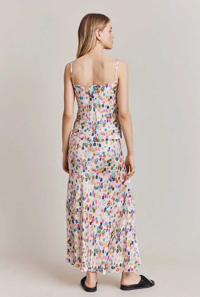 Grace Satin Cami Top Pink Umbrella Petals Grace Satin Cami Top Pink Umbrella Petals -Ghost Store Q06G019 Z58 28195 650px