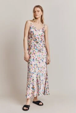 Grace Satin Cami Top Pink Umbrella Petals 3 Grace Satin Cami Top Pink Umbrella Petals -Ghost Store Q06G019 Z58 28197 650px 964px