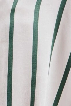 Amy Satin Long Sleeve Shirt Green Stripe 5 Amy Satin Long Sleeve Shirt Green Stripe -Ghost Store Q07G009 Z80 28988 650px 964px