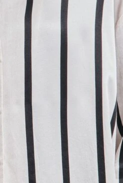 Amy Satin Long Sleeve Shirt Black Stripe 5 Amy Satin Long Sleeve Shirt Black Stripe -Ghost Store Q07G009 Z81 28989 650px 964px
