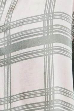 Amy Satin Long Sleeve Shirt Green Check 5 Amy Satin Long Sleeve Shirt Green Check -Ghost Store Q07G009 Z82 28986 650px 964px