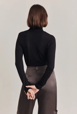 Fern Roll Neck Top Black 3 Fern Roll Neck Top Black -Ghost Store Q07G010 A01 28891 650px 964px