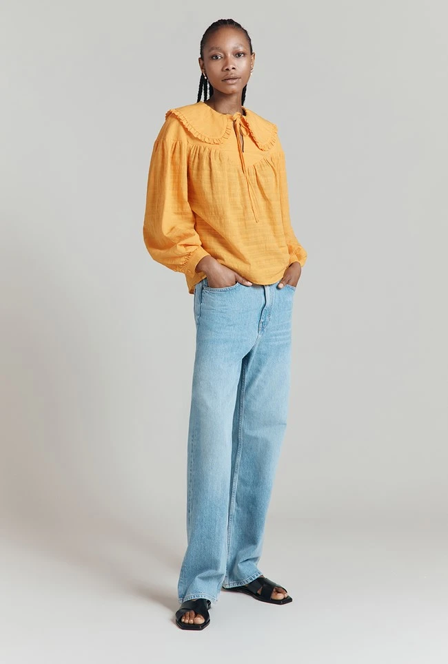 Daisy Jacquard Cotton Blouse Daisy Jacquard Cotton Blouse -Ghost Store Q08G005 E04 31407 650px