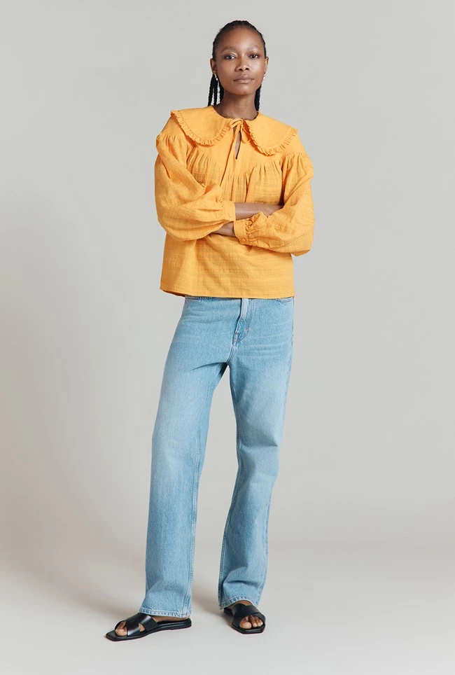 Daisy Jacquard Cotton Blouse Daisy Jacquard Cotton Blouse -Ghost Store Q08G005 E04 31408 650px