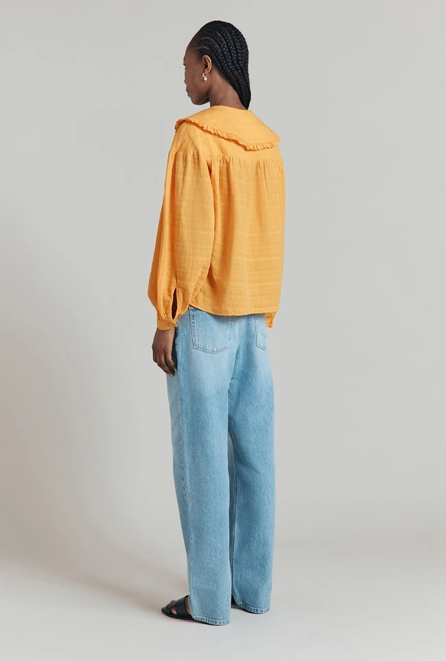 Daisy Jacquard Cotton Blouse Daisy Jacquard Cotton Blouse -Ghost Store Q08G005 E04 31411 650px