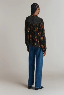 Jennifer Georgette Mixed Floral Blouse -Ghost Store Q09G014 Z47 32424 650px 964px