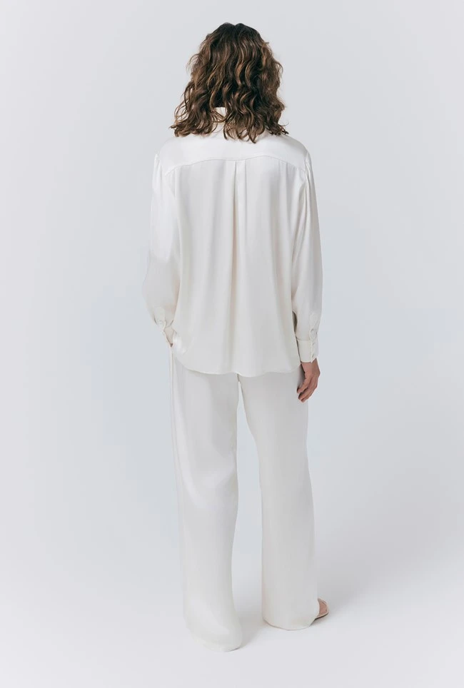 Ellie Satin Shirt Ellie Satin Shirt -Ghost Store Q10G009 M12 33252 650px