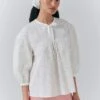 Loren Embroidered Cotton Blouse