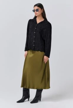 Emily Embroidery Button Through Blouse -Ghost Store Q10G018 A01 33776 650px 964px