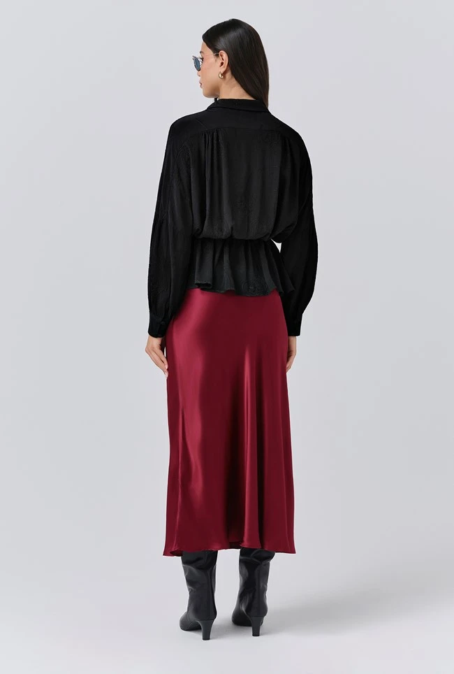 Amber Crepe Tie Neck Blouse Amber Crepe Tie Neck Blouse -Ghost Store Q11G004 A01 33860 650px