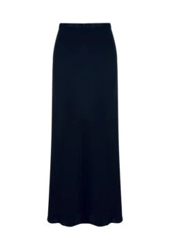 Luna Satin Slip Skirt Navy -Ghost Store S05G002A K10 26333 650px 964px