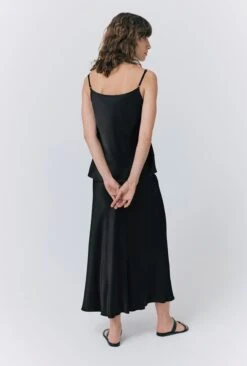 Luna Satin Slip Skirt -Ghost Store S10G001 A01 33244 650px 964px