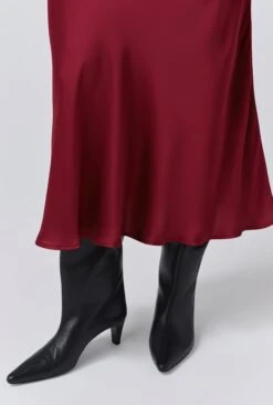 Luna Satin Midi Slip Skirt -Ghost Store S11G003 L93 33832 650px 964px