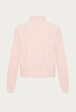 Velour Track Top Pink -Ghost Store V02G020 H44 24614 650px 964px