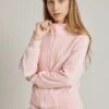 Velour Track Top Pink