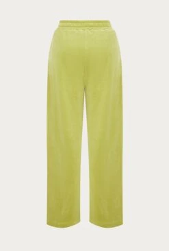 Wide Leg Velour Pant Green 5 Wide Leg Velour Pant Green -Ghost Store V02G021 J30 24626 650px 964px