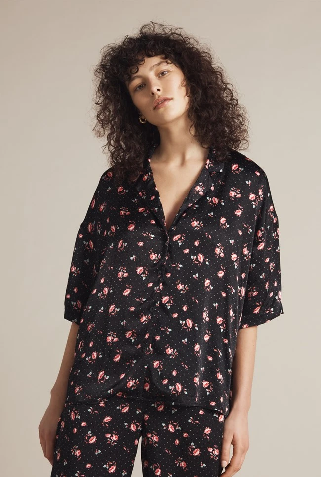 Penny Satin PJ Set Rose Ditsy Penny Satin PJ Set Rose Ditsy -Ghost Store Z01G003CK Y91 20793 650px